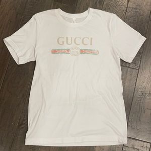 Gucci logo tshirt.   Size M